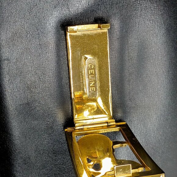 CELINE Shoulder Bag Black Leather 696-070325 - Picture 8 of 13